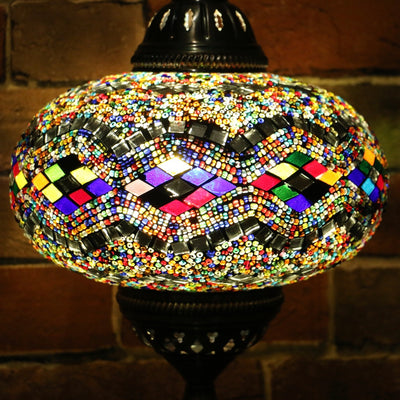 Mosaic Table or Floor Lamp in Many Colors