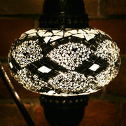 Mosaic Table Lamp in Silver-Grey, 5 Styles Available